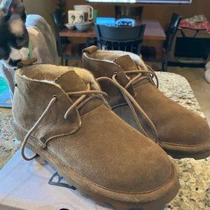 BEARPAW Women's Skye Chukka Bootie Slip On Size 8